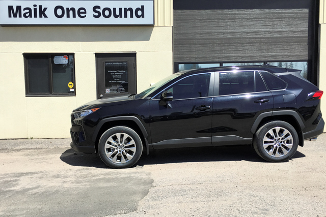 Toyota 2019 Rav4 with professional window tint in North Bay